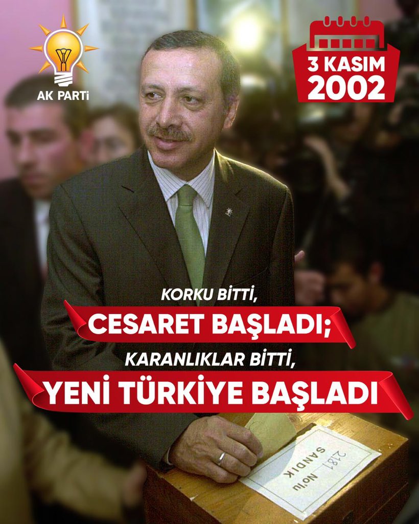 Emekle, aşkla, şevkle ilmek ilmek örülmüş bir memleket hikâyesi!

Bugün, yalnızca takvim sayfasında bir gün değil; karanlıktan aydınlığa uzanan yolun ilk adımıdır… 

#BirMilattır3Kasım