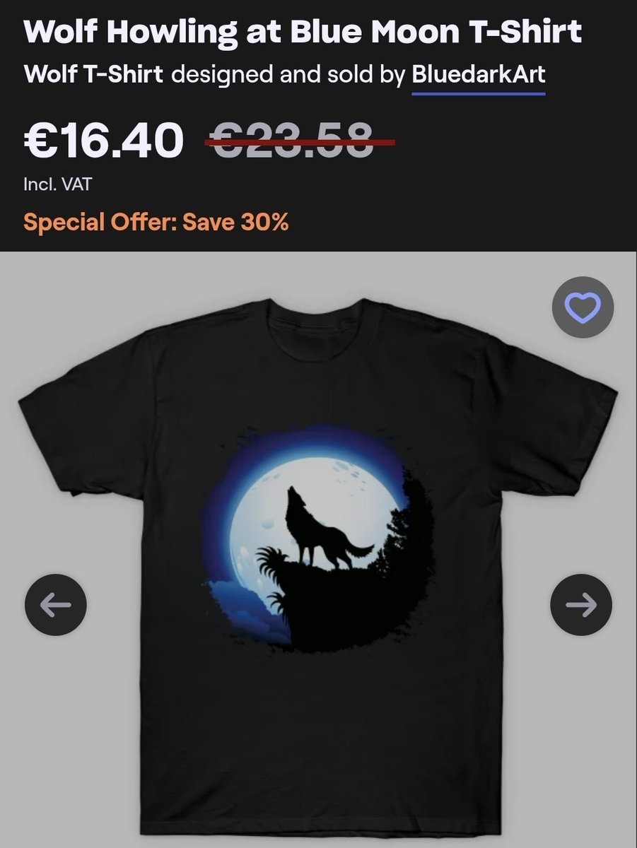 Wolf Howling at Blue Moon T-Shirts ● 
designed and sold by ##BluedarkArt #TheChameleonArt >> 
teepublic.com/t-shirt/45429-…