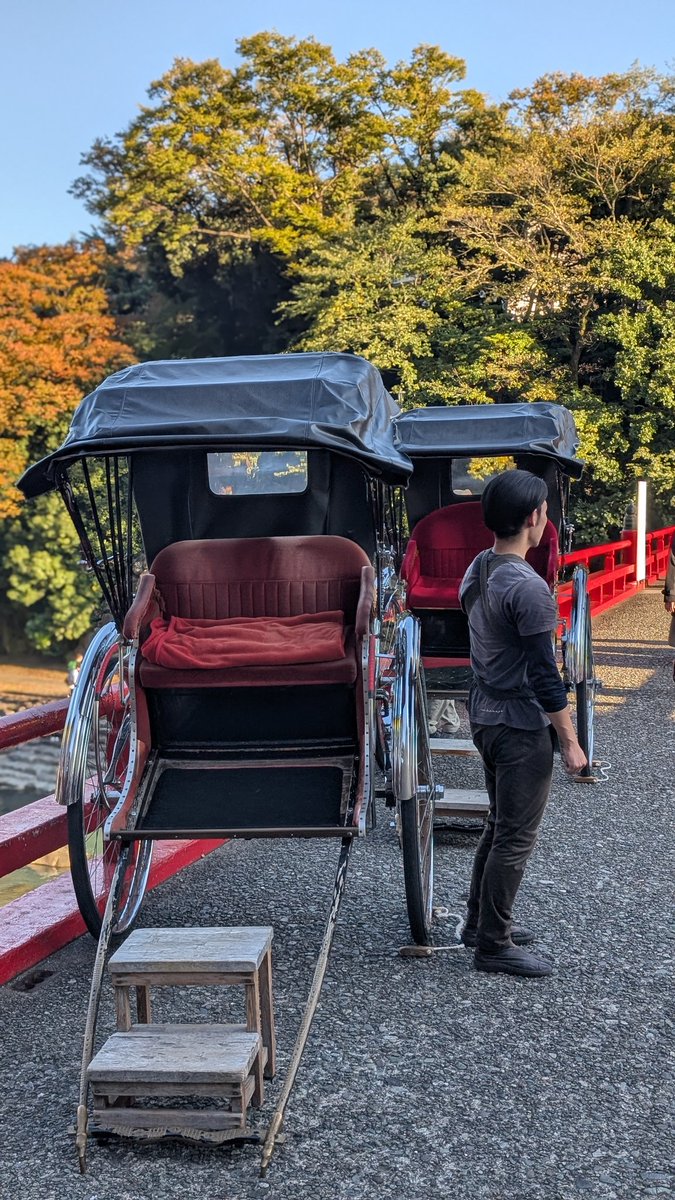 古い人力車 人力車