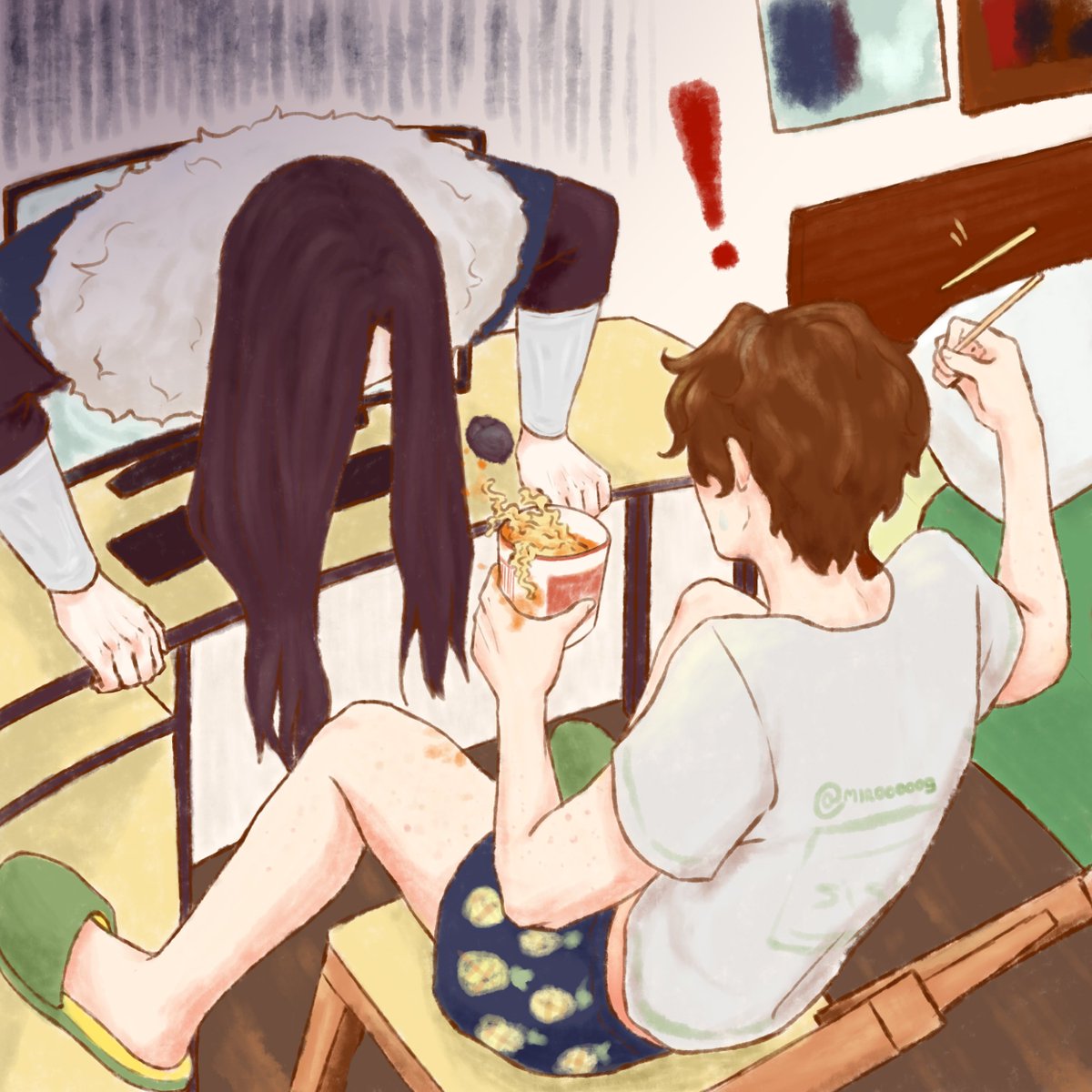 Miroooooog's tweet photo. I might be a little too excited about the new chapters. But that means content, here's your instant noodles
#svsss #moshang https://t.co/vJn3dxouwM