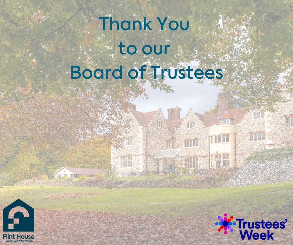 This Trustee Week, we would like to say ‘thank you’ to all our Trustees – current &amp; past – for ensuring that our charity has been able to #help&amp;heal from 1890 to now.

To find out more about our Trustees, visit flinthouse.co.uk/trustee-board/

#trusteeweek2025 #leadership #policerehab