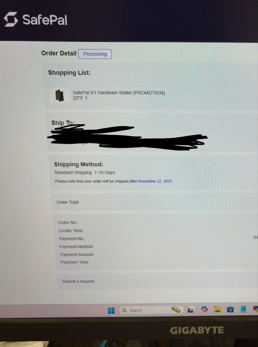 Finally I ordered my first cold wallet with the help of <a href="/JumperExchange/">Jumper</a> offer 🔥 

It’s charged me only $17 for shipping 

You can order too if you have 10 level or more  on jumper exchange ….
