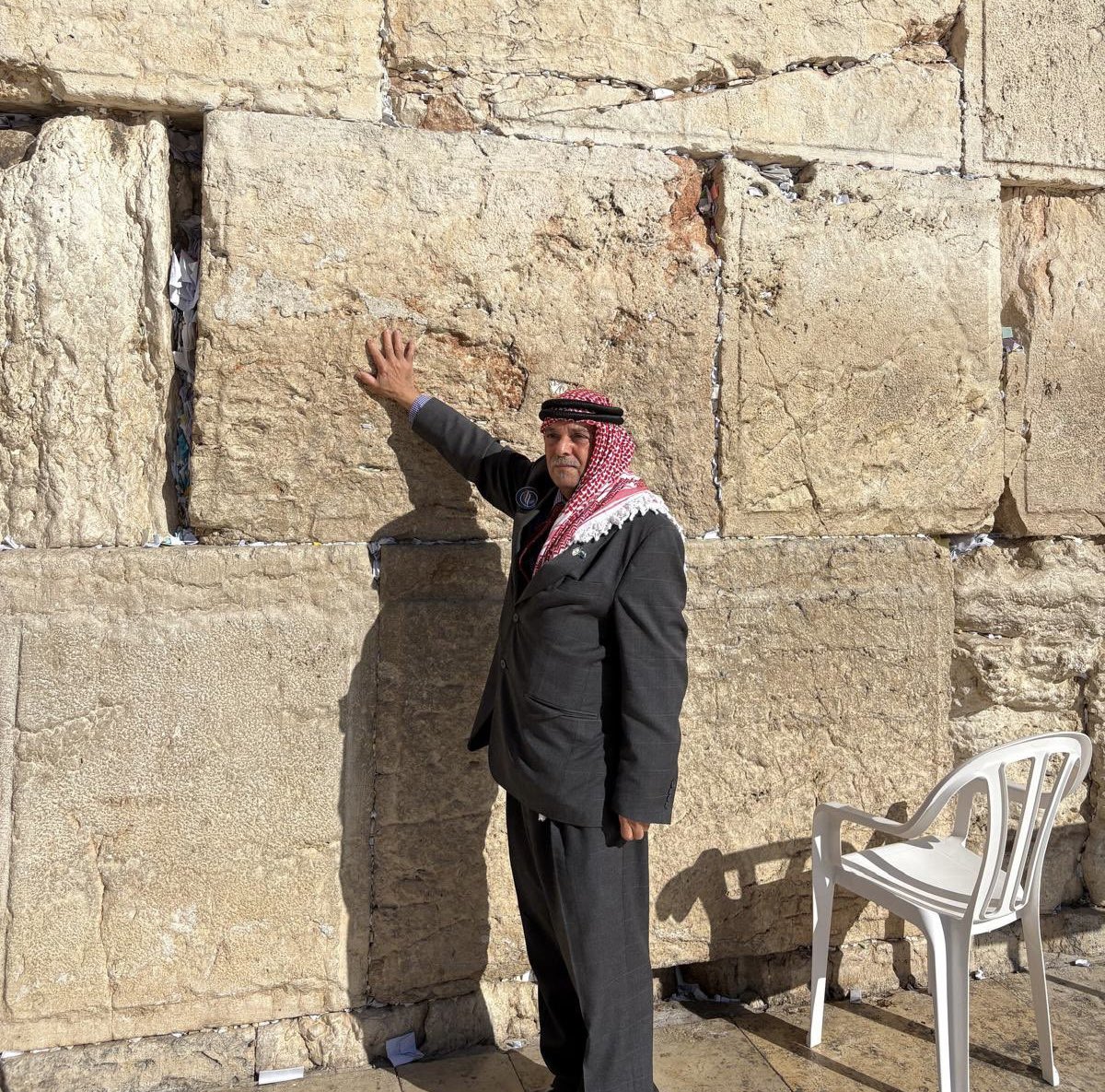 🇮🇱 Jordanian Bedouin <a href="/AbedAlmaala/">Abedalelah Almaala</a>, President of the Jordan Coalition for Change, visited the Western Wall and told <a href="/N12News/">החדשות - N12</a>’s <a href="/sapirlipkin/">ספיר ליפקין | Sapir Lipkin | سابير ليبكين</a>:

“I’m a Muslim. I pray five times a day, I believe, I read the Quran. But I saw with my own eyes — this land is the land of the Jews. Here