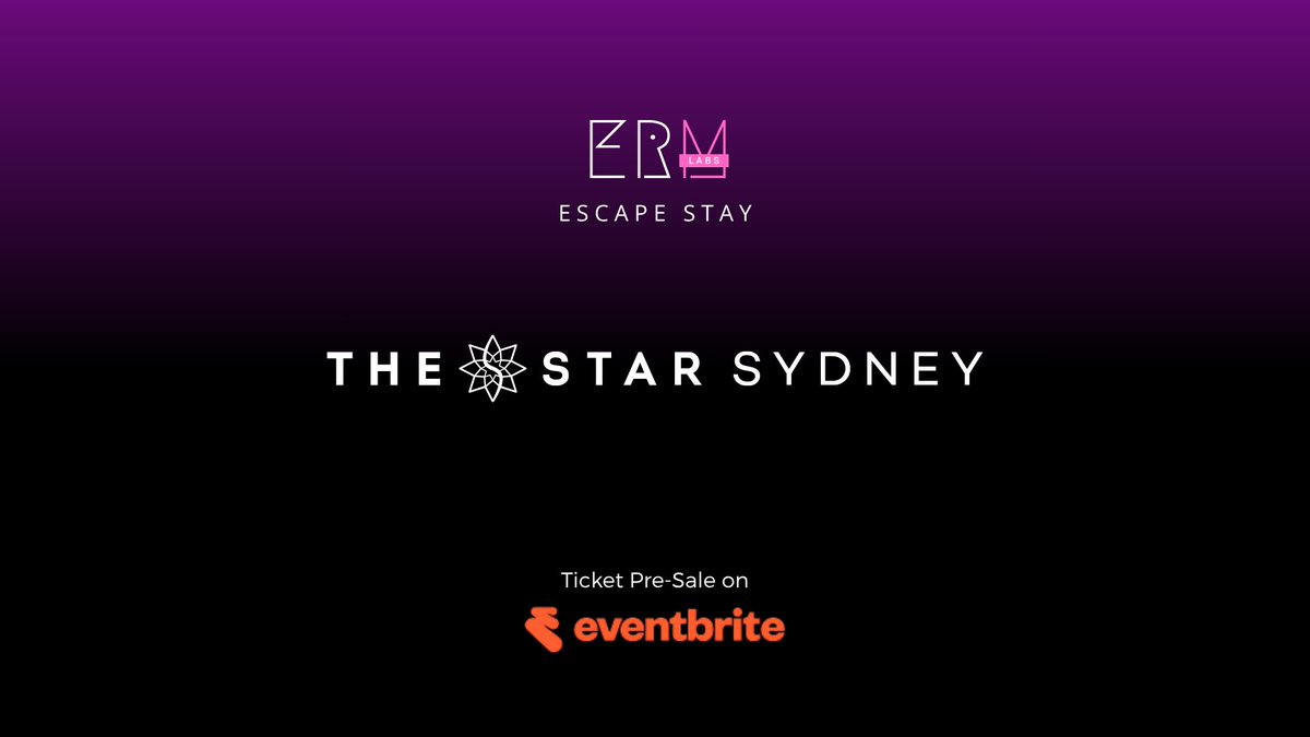 erm_labs's tweet photo. ✨ When the hotel room becomes your stage.
We’ve partnered with The Star Sydney to bring you ERM Escape Stay – Date Night Edition — a cinematic, mystery-thriller escape room designed for two.

Hosted in Sydney’s most iconic 5-star hotel, this immersive overnight experience blends film, game, and romance like never before.

🎟️ Pre-sale from Dec'25 til 2026 live on Eventbrite. Dare to escape together?