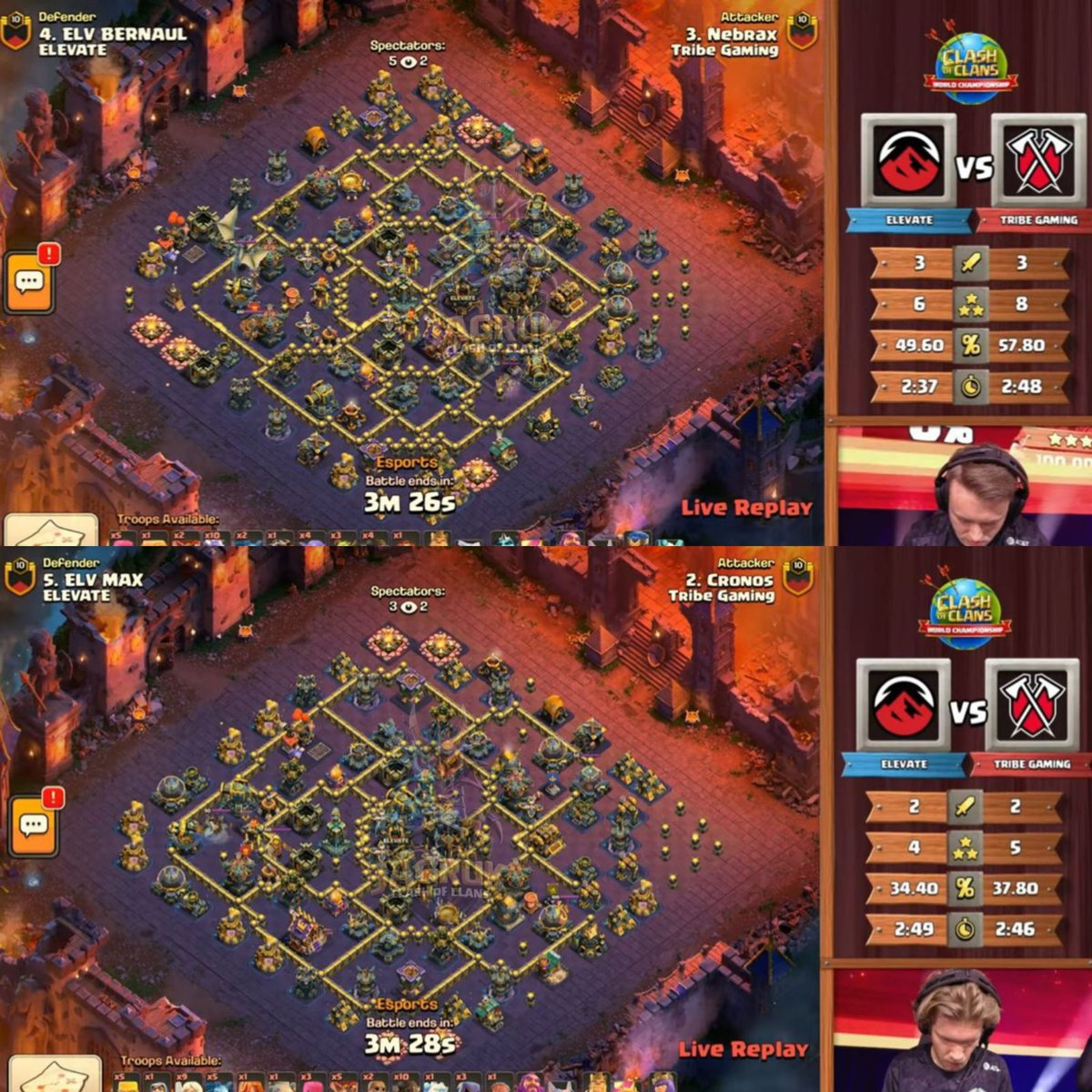 WORLD CHAMPIONSHIPS FINALS 2025 DAY 2 🔥
ELEVATE BASES
Leo
link.clashofclans.com/en/?action=Ope…
Pato
discord.gg/2EPS2EsnDn
Celinho
link.clashofclans.com/en/?action=Ope…
Bernaul
discord.gg/2EPS2EsnDn
Max
link.clashofclans.com/en/?action=Ope…

For more bases join discord.gg/2EPS2EsnDn 💎

Repost 💛