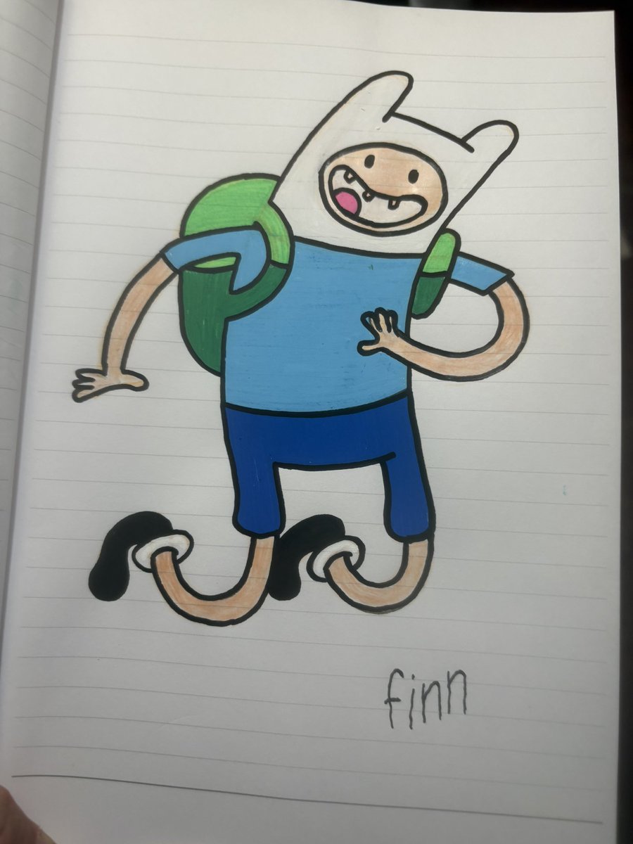 Lillian got some Posca pens for her Birthday…