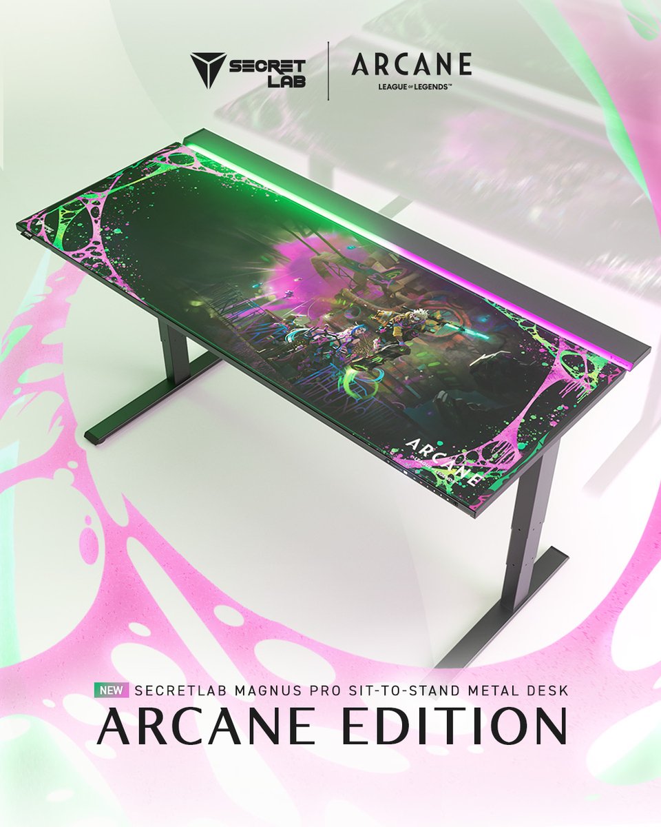 Can we pretend like it’s the first time? Celebrate four years of <a href="/arcaneshow/">Arcane</a> with the Secretlab MAGNUS Pro Arcane Edition and matching Cable Management Bundle — crafted for those who never stopped thinking about Jinx and Ekko. Shop now: secretlab.co/arcane

#arcane #jinx