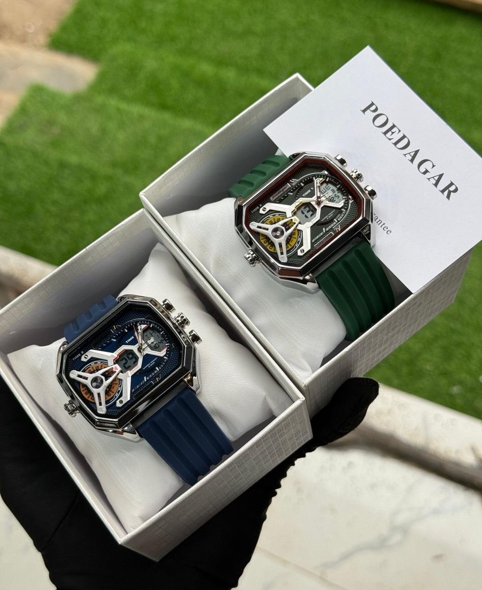 OLUWAginjah's tweet photo. Poedagar dual time, excellent quality, with a rubber wristband 😎

Price :- #30,000

WhatsApp - 08090745292

Location - Lagos Island. https://t.co/Nq5oB8OmaN