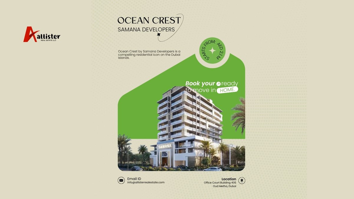 allister_real's tweet image. Samana Ocean Crest – Dubai Islands 🌊

✨ Luxury by the Sea!

#SamanaDevelopers #OceanCrest #DubaiIslands #LuxuryLiving #DubaiRealEstate #WaterfrontHomes #InvestmentDubai #DubaiApartments #UAEProperty #SmartLiving