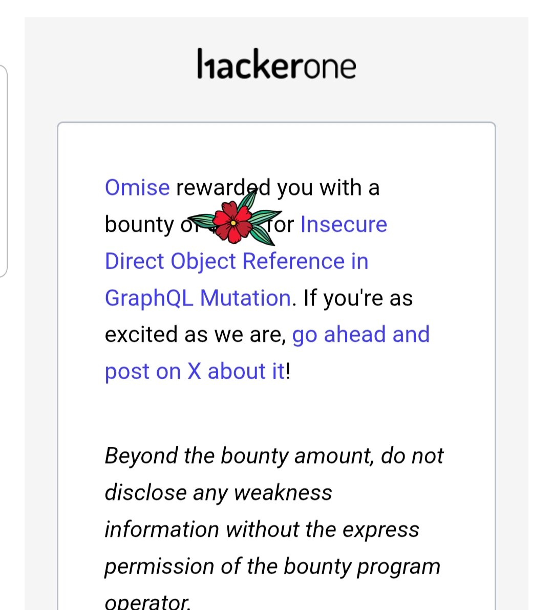0x10010A's tweet image. Happy to secure @Omise !
#BugBounty #CyberSecurity #FintechNews #cyber