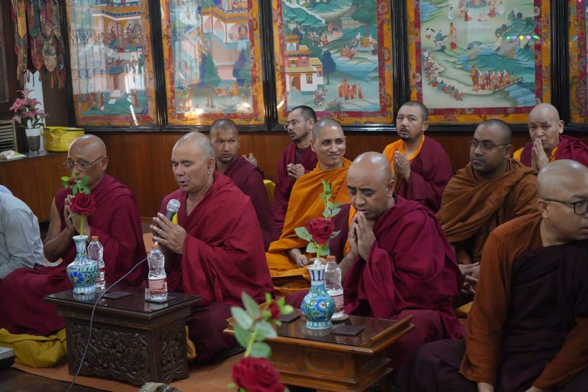 IbcWorldOrg's tweet image. #IBC commemorated its 13th year of establishment, an important milestone marking over a decade of global Buddhist collaboration, dialogue, and heritage preservation. To celebrate this significant occasion, a gathering was held at the #WorldBuddhistCentre, New Delhi.