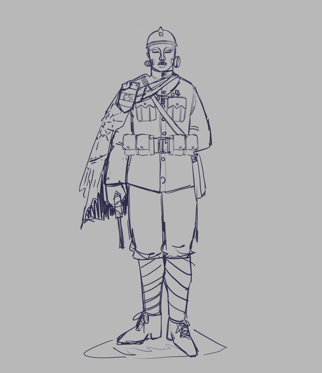 I do a lil bit of Trench Crusade Siamese Soldier

#trenchcrusade #trenchcrusadeart