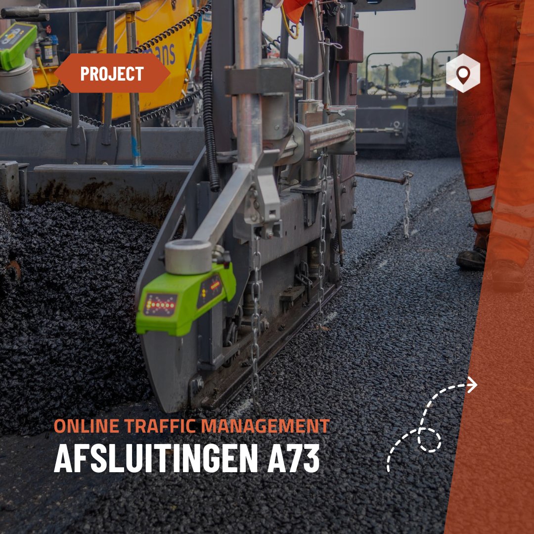 TripService's tweet photo. Miljoenen weggebruikers bereikt met slimme campagnes rond de A73-werkzaamheden. Met o.a. Waze, Flitsmeister &amp; Spotify hielden we ze real-time op de hoogte. 👉 Lees de case op onze site https://t.co/OXDdlqNIiX https://t.co/6gO0WcLyWV