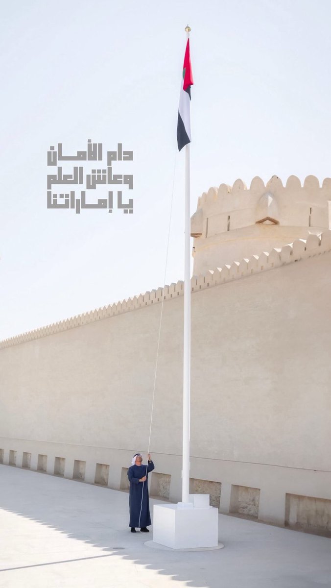 ٣ نوڤمبر يوم اغلى الأعلام 🇦🇪