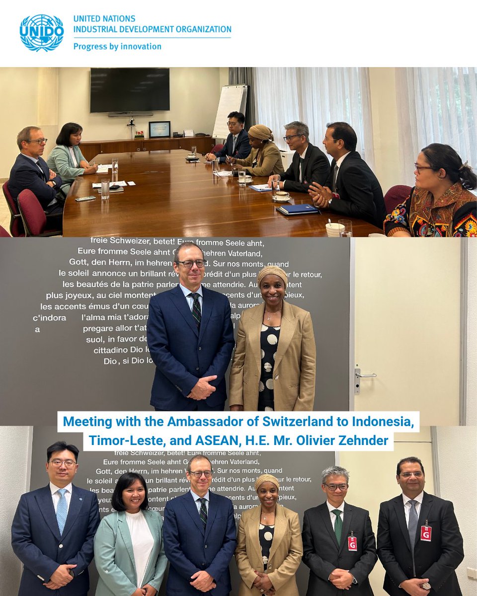UNIDOINS's tweet image. On 20–22 October 2025, Ms. Fatou Haidara, UNIDO’s Deputy to the Director General and Managing Director of the Directorate of Global Partnerships and External Relations, visited Indonesia on an official mission. 

🇮🇩🤝 #UNIDO #SDG #SustainabilityInAction