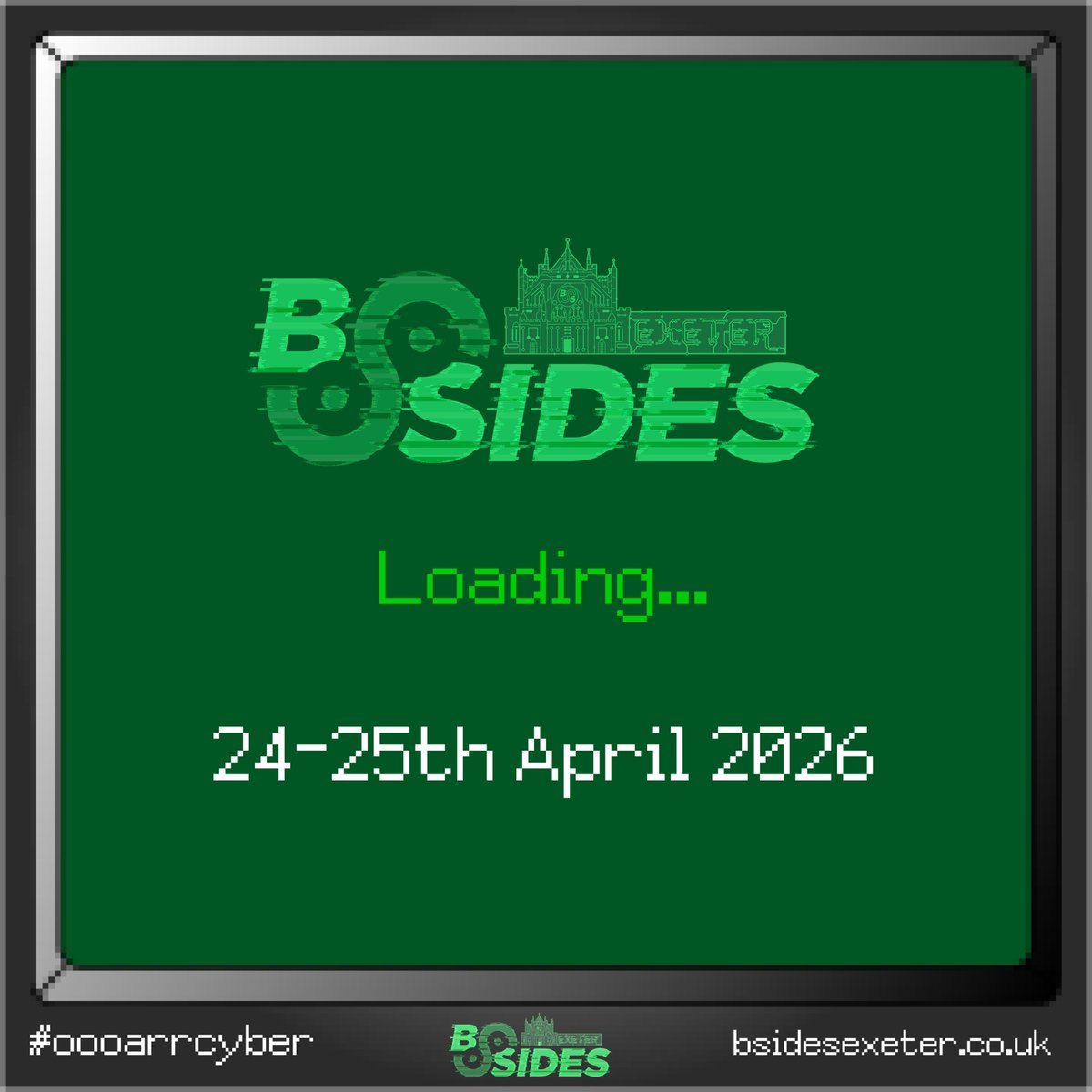🚀 BSides Exeter 2026 is coming!
💡 Curiosity Built the Cyber Pro
📅 24–25 April | 📍 University of Exeter

We’re celebrating the spark that drives every cyber mind — from retro roots to future innovation.

🤝 Sponsorships now open: bsidesexeter.co.uk

#oooarrcyber
