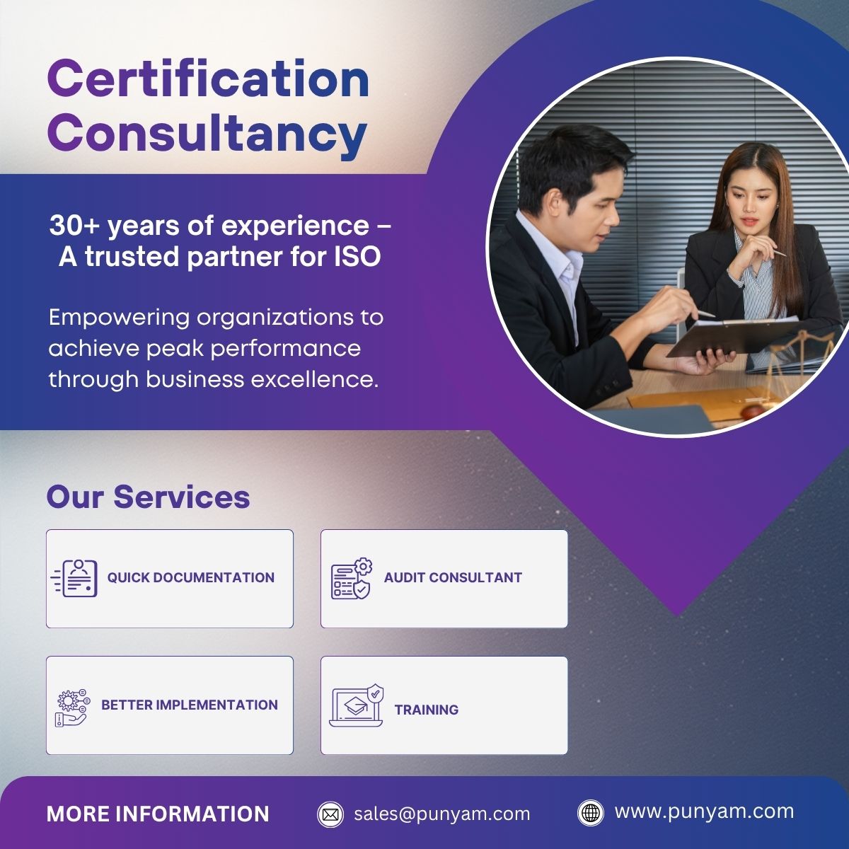 Punyam_ISO's tweet photo. 30+ years of ISO expertise!
📑 Documentation | 🧩 Implementation | ✅ Audit | 🎓 Training
Empowering 10,000+ clients across 120+ countries 🌍
#ISOConsultancy #PunyamConsultancy #ISOCertification #ISOExperts #AuditConsultant #BusinessExcellence #QualityManagement https://t.co/euXnH5Y9dt