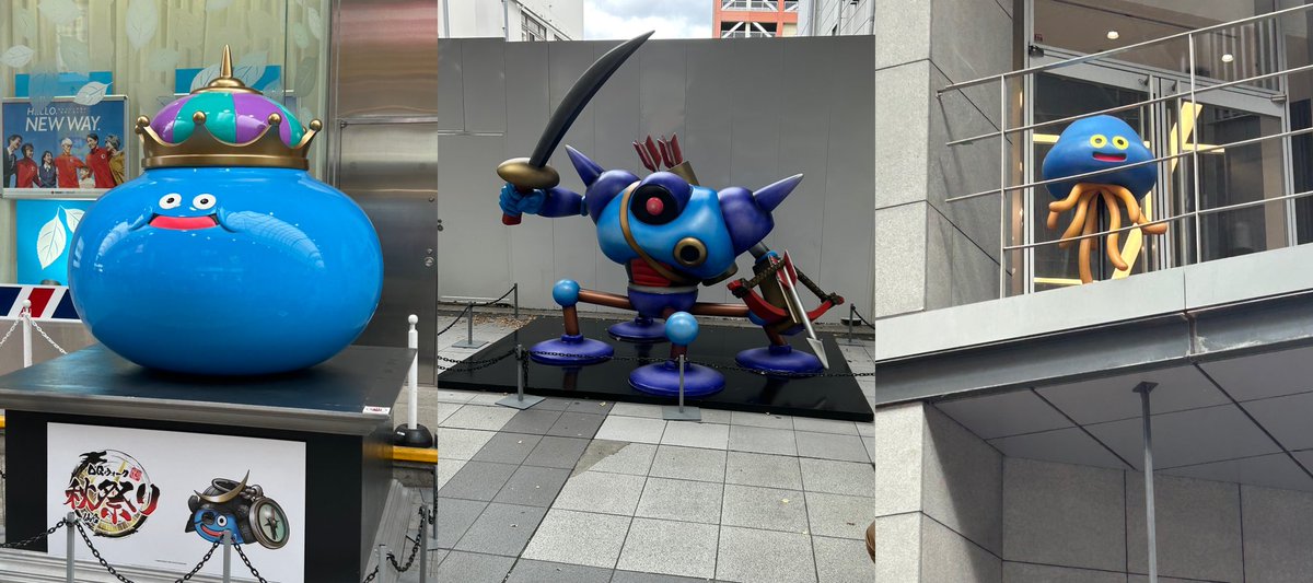 リアルウォークイベントには参加できなかったけど、仙台市でたくさん歩きました🚶‍♀️
別イベントと相まって大変な賑わいでした！
仙台市でイベントやってくれてありがとう😄

 #ドラクエウォーク