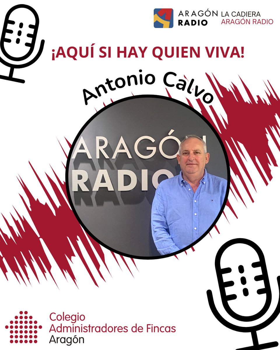 Esta semana, en el espacio "Aquí si hay quien viva" de "La Cadiera", <a href="/aragonradio/">Aragón Radio</a>, nuestro compañero Antonio Calvo habló sobre instalación de puntos de recarga para vehículos eléctricos en garajes comunitarios.
Puedes escucharlo aquí 👇👇 👇
cartv.es/aragonradio/ra…