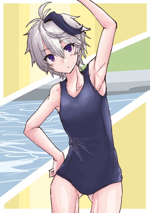 今日の日課は新スクール水着V4ふらわです