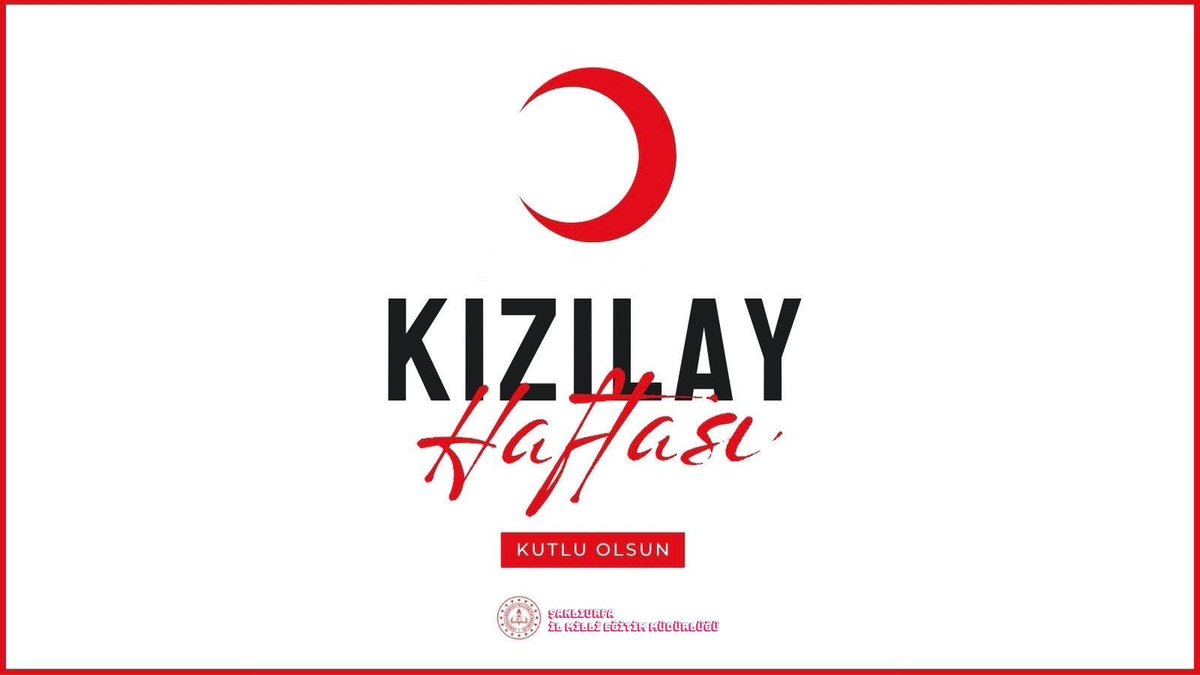 sanliurfammem63's tweet photo. İyiliğin, yardımlaşmanın ve insani değerlerin sembolü Türk Kızılayı, toplumumuzun en köklü dayanışma kurumlarından biridir.

Kızılay Haftası vesilesiyle, insanlığa hizmet eden tüm gönüllülere ve çalışanlarına başarılar diliyoruz.

Şanlıurfa İl Milli Milli Eğitim Müdürlüğü
                 https://t.co/LbzGkPP4JQ