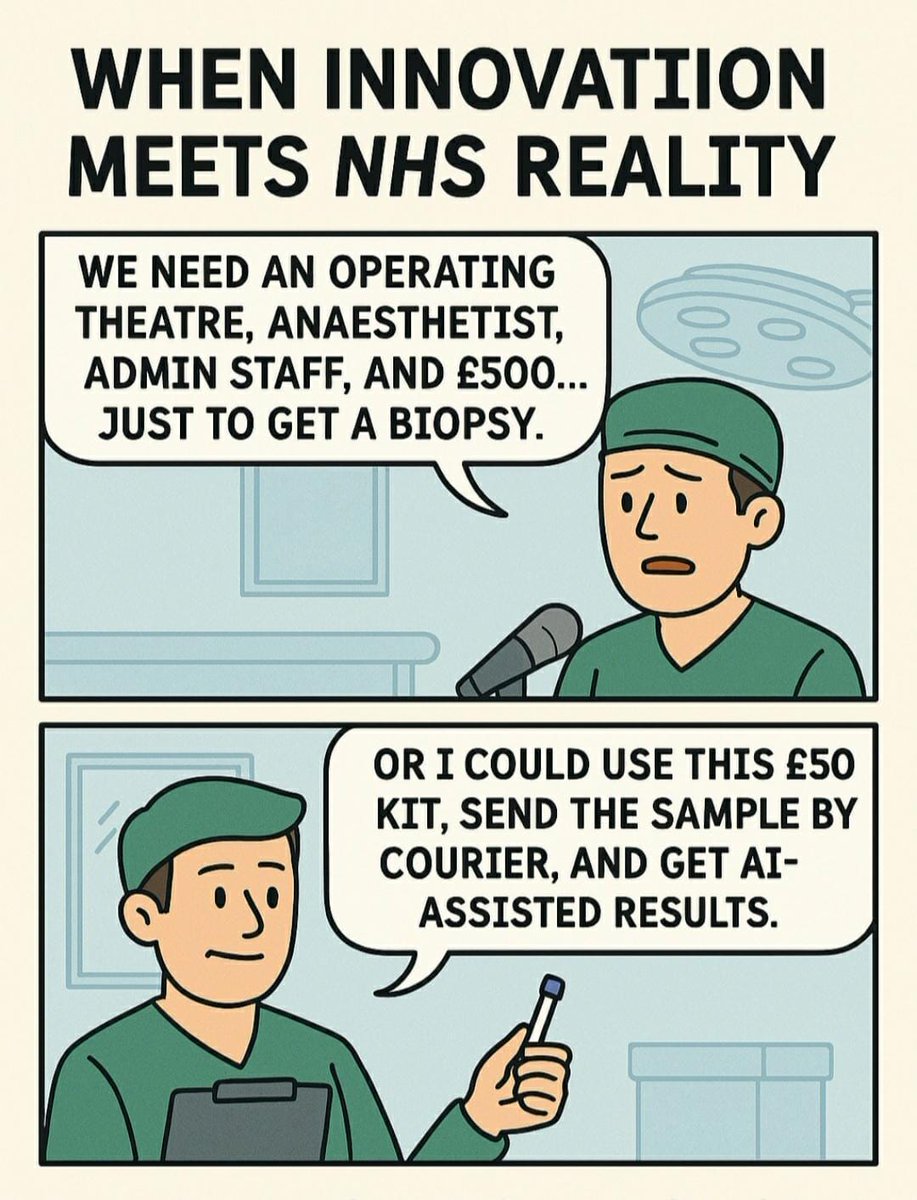 CanswerB's tweet image. When innovation meets reality — and AI works for pathologists.
At @CAnswer_Bio, we’re making cancer diagnostics faster, cheaper &amp;amp; smarter.
🧠 CAnswer Lens → instant AI insights
💉 CAnswer Kit → £50 biopsy, courier-ready sample
#AIinHealthcare  #MedTech  #CancerDiagnostics