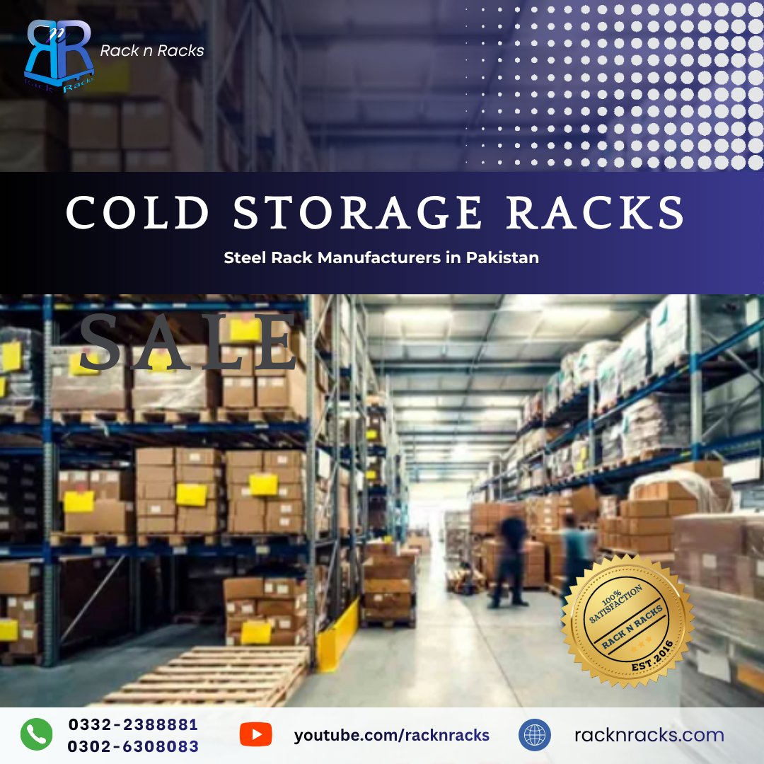 RnrRacks's tweet image. Cold Storage Racks | Heavy-Duty Chilled Storage Solutions | RacknRacks
📞 Contact Us to Order:
📲 0332-2388881 | 0302-6308083
#ColdStorageRacks #IndustrialRacks #FrozenStorage #WarehouseSolutions  #HeavyDutyRacks #IndustrialEquipment #StorageSystems #LogisticsSolutions