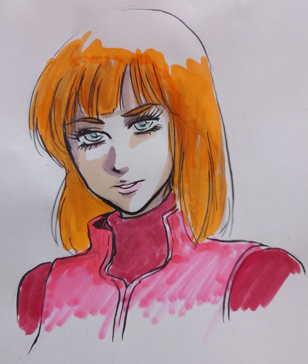 最近描くものも思いつかないので落描き😄