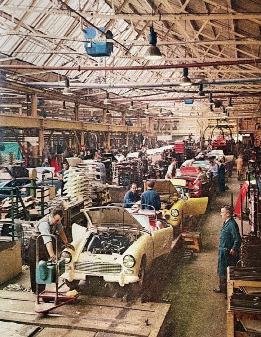 The Ladybird Land car factory (as captured in ‘Look and Learn’ magazine, 1964)