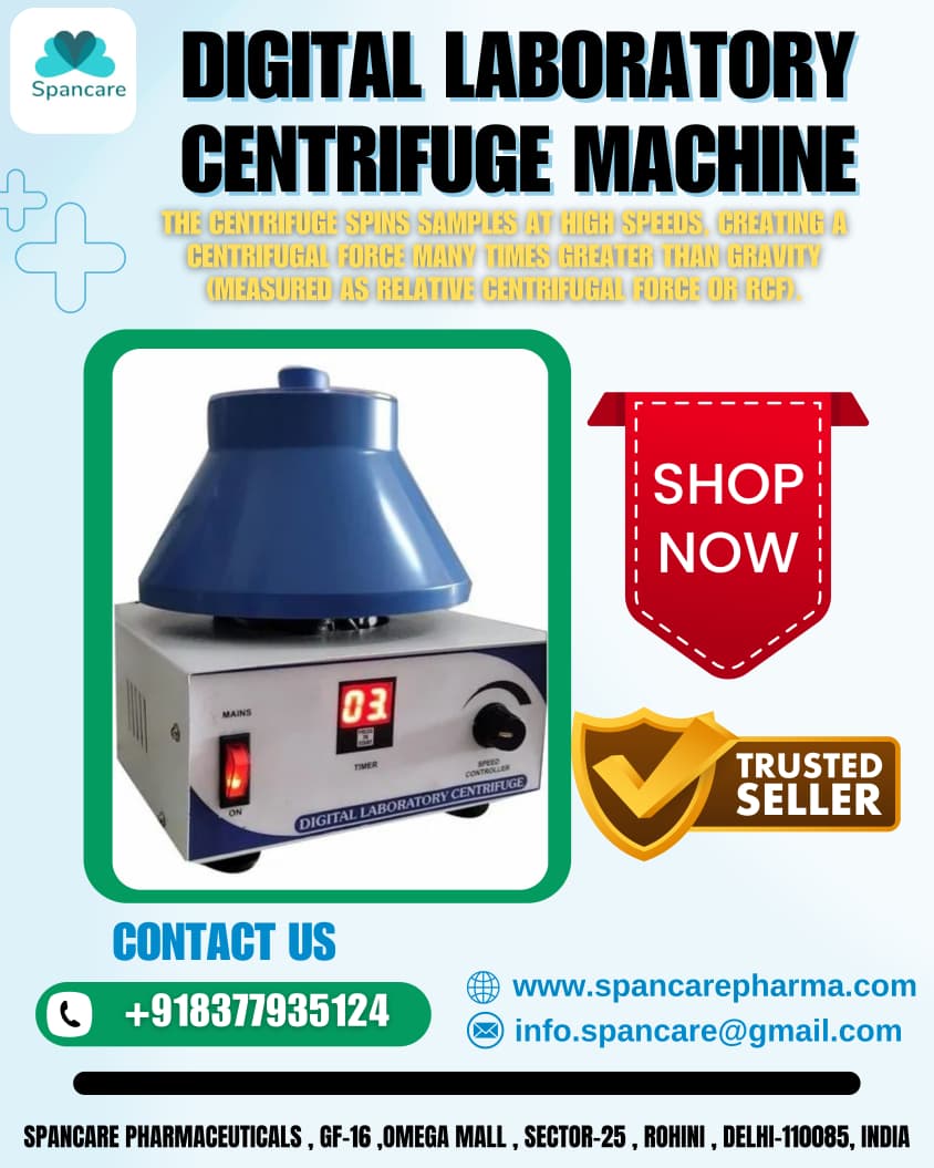 spancare's tweet photo. 🧪 Digital Laboratory Centrifuge Machine

📞 For Inquiry / Order:
WhatsApp: 👉 8377935124

📢 #LaboratoryEquipment #CentrifugeMachine #DigitalCentrifuge #MedicalLab #BiotechLab #ScienceTools #LabSupplies #LabInstruments https://t.co/564bbjlx8L