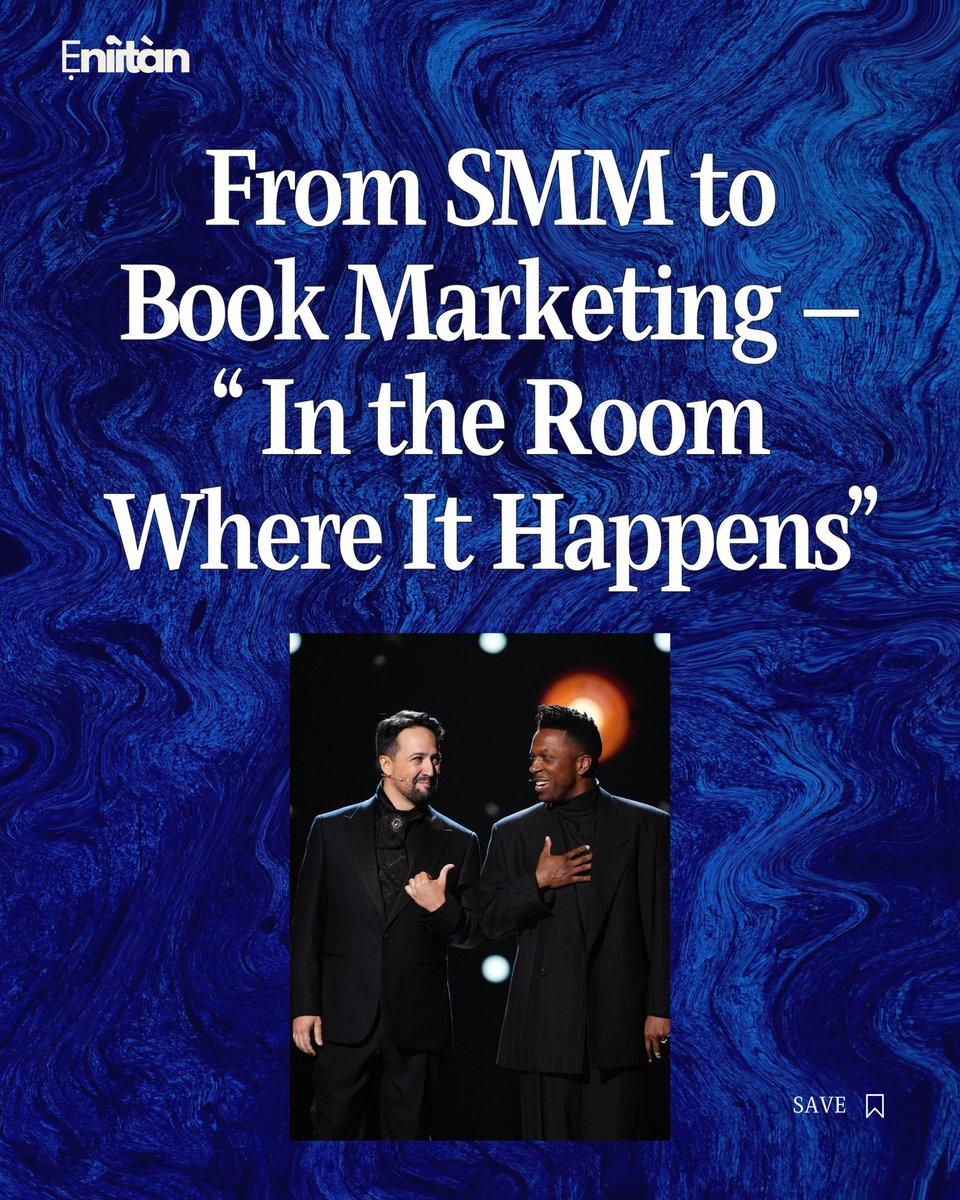 notalcestis's tweet photo. From SMM to Book Marketing — “In the Room Where It Happens”

There was a lot I didn’t know about adulthood, about life, about capitalism. About how much of your career depends not just on talent, but on understanding the systems that make talent visible and valuable.

🧶
1/8 https://t.co/nOnVcdkuFq