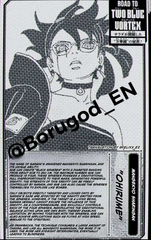 MOONLIG39900521's tweet image. Not gonna lie, Sarada’s new Ohirome ability feels like déjà vu 💀
Ichika Yami from Black Clover was using the same gravitational black spheres years ago even bending light and teleporting through them.
The only difference is Ichika’s Black Star actually manipulates the concept…