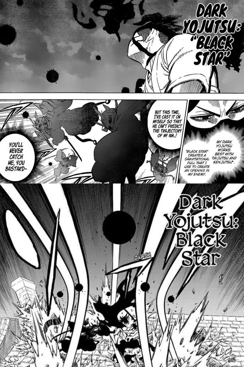MOONLIG39900521's tweet image. Not gonna lie, Sarada’s new Ohirome ability feels like déjà vu 💀
Ichika Yami from Black Clover was using the same gravitational black spheres years ago even bending light and teleporting through them.
The only difference is Ichika’s Black Star actually manipulates the concept…