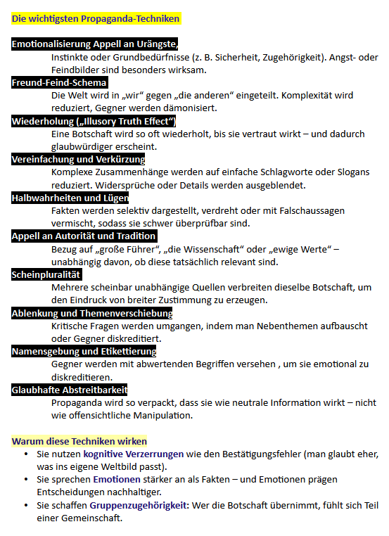 OE_Veit's tweet image. #servicetweet Psychologie der Propaganda

Kurzform - dahinter stehen z.T. sehr komplexe Zusammenhänge und Wirkmechanismen