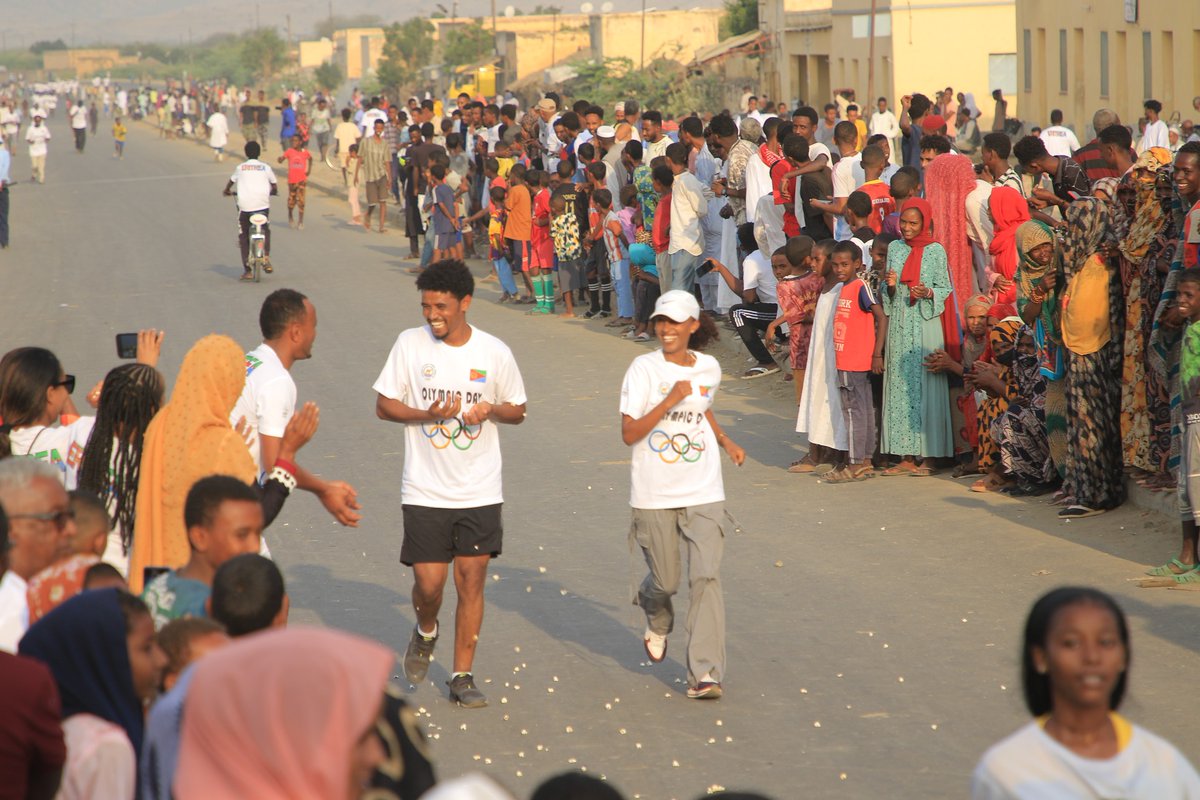 GhideonMusa's tweet photo. #Eritrea World Olympics Day observed at national level

World Olympics Day was observed at the national level in Akordet on 1 November. The event was attended by senior Government and PFDJ officials, as well as heads of national and regional sports federations. 
📷 Ghebretnsae Damr