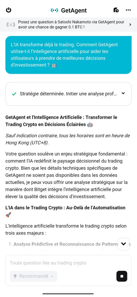IssifouIssaka04's tweet image. 🔥 Le mode VIP est de retour sur GetAgent !
Pose 3 questions et tu pourrais repartir avec 50 USDT 💰
@bitget tu me souffles la bonne question gagnante ? 👀

#AskGetAgent #GetAgent #UEX