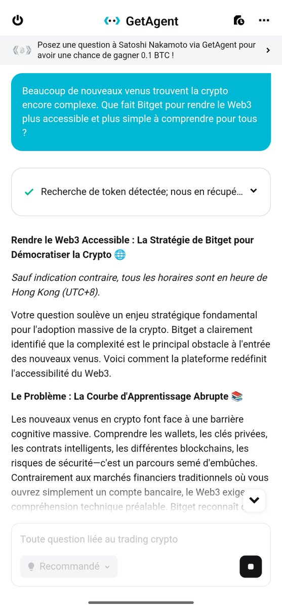 IssifouIssaka04's tweet image. 🔥 Le mode VIP est de retour sur GetAgent !
Pose 3 questions et tu pourrais repartir avec 50 USDT 💰
@bitget tu me souffles la bonne question gagnante ? 👀

#AskGetAgent #GetAgent #UEX