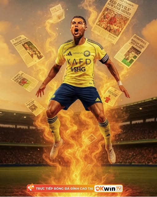 OkFunSport's tweet photo. 🤯 Ronaldo at 40 still unstoppable — 9 goals in 10 games! Don’t be shocked if he hits 1000 and wins World Cup 2026! 👑⚽️
#OKwinTV #OKFun #OKFunTV https://t.co/rtMX3FPpxB
