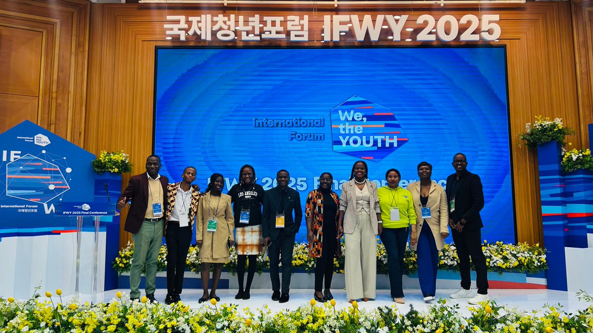 FmfProgramme's tweet image. Honored to represent African &amp;amp; Middle Eastern youth at the 2025 #IFWY Final Conference in Seoul 🇰🇷!
Together with 142 youth from 70 countries, we co-created global policy ideas for a just, inclusive &amp;amp; sustainable future. 🌍
#WeTheYouth #ConnectForChange #UNRISD #YouthEmpowerment