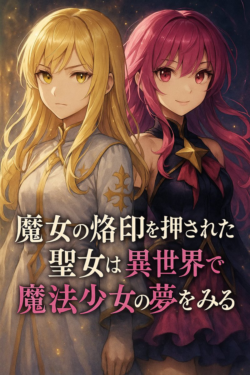 BlackkeyU's tweet image. 【リライト版 公開】
『魔女の烙印を押された聖女は魔法少女の夢を見る』
“聖紋＝万能魔法の許可証”――設定と伏線を再整理して読みやすくしました。
初見さんもここからぜひ。
▶︎ ncode.syosetu.com/n8033lh/
#小説家になろう #Web小説 #ファンタジー