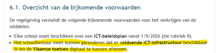 Deze verplichting had ik, na de chaos en heisa deze zomer en de "allemaal terug naar de Heizel" uitspraak, lichtjes anders verwacht. 
Oh, silly me!