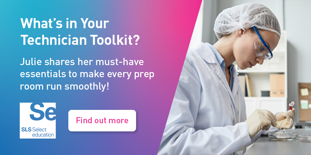 SLSSelectEd's tweet image. What’s in your technician toolkit? 🔬🧰

Julie shares her must-have essentials to keep every prep room running smoothly, from precision pipette controllers to a pink Bunsen burner you’ll never lose! 🧪✨

👉 Read here: ow.ly/yvOZ50Xhrgi

#ScienceTechnician