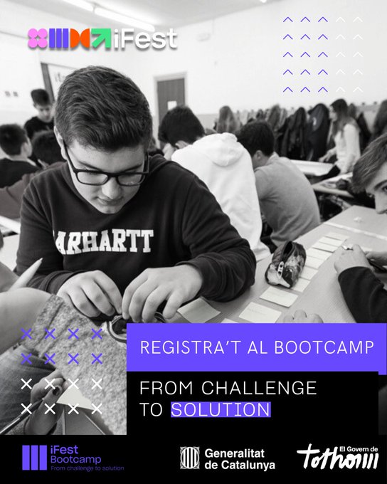 joventutcat's tweet image. 💡 Posa a prova les teves idees innovadores i impulsa el teu projecte 

➕ de 200 estudiants, docents i joves emprenedors de tot Catalunya ja ho han fet!

🚀 No t'ho pots perdre 🔗 bootcamp.ifest.cat

#iFestcatBootcamp #Emprenedoria #Innovació @emprencat