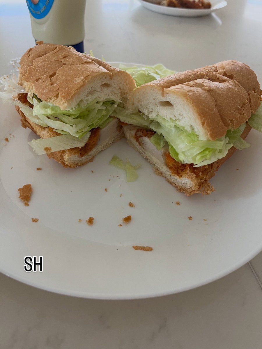 Agent99c's tweet image. Happy Monday baby sitting nephew no school for him today flu asked for fried chicken sandwich with just lettuce and double yolk lucky eggs for me #monday #foodie #foods  #yum #eatwell #eggs #doubleyolk #foodgasm #foodlover #foryou #fyp