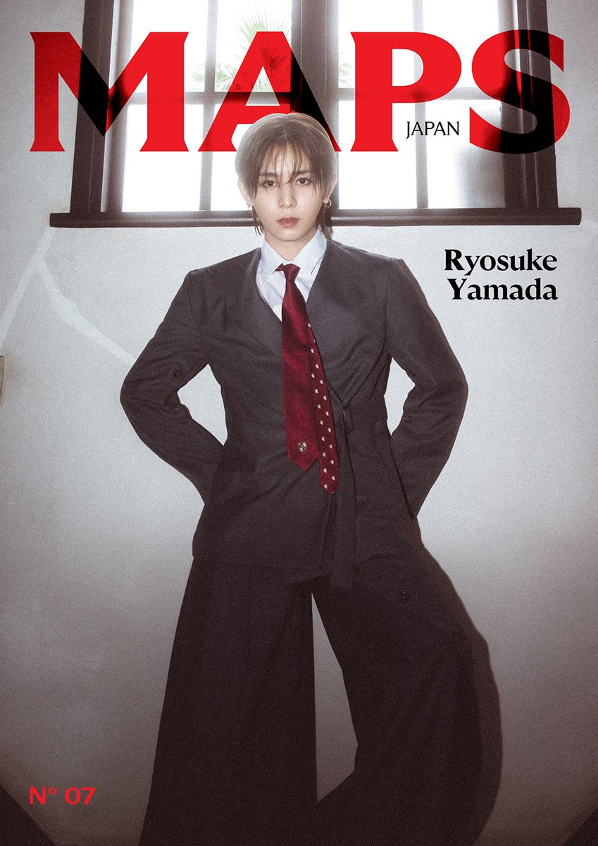 山田涼介、韓国雑誌表紙に初登場📚️ 「MAPS」JAPAN版＆KOREA版 W表紙
