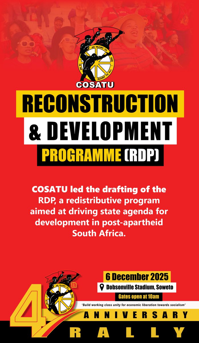 COSATUSSONLINE's tweet image. 