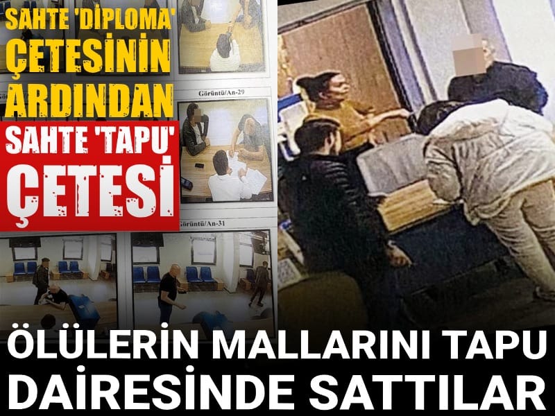 Ankara’da bir tapu memurunun dikkatiyle yeni bir çete ortaya çıktı.

Kimsesiz kişilere ve yurtdışında yaşayan vatandaşlara ait taşınmazlar sahte evraklarla el değiştirilmiş.
halktv.com.tr/gundem/sahte-d…