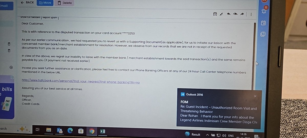 bhaanujoshi's tweet photo. @HDFCBank_Cares @HDFC_Bank #sashidhar Ref 25262139242 not getting proper response kindly help what documents required, email to Hdfc care but no response.  Not able to connect customer care as they are transfering call to personal banker https://t.co/raeCsa3Wkf