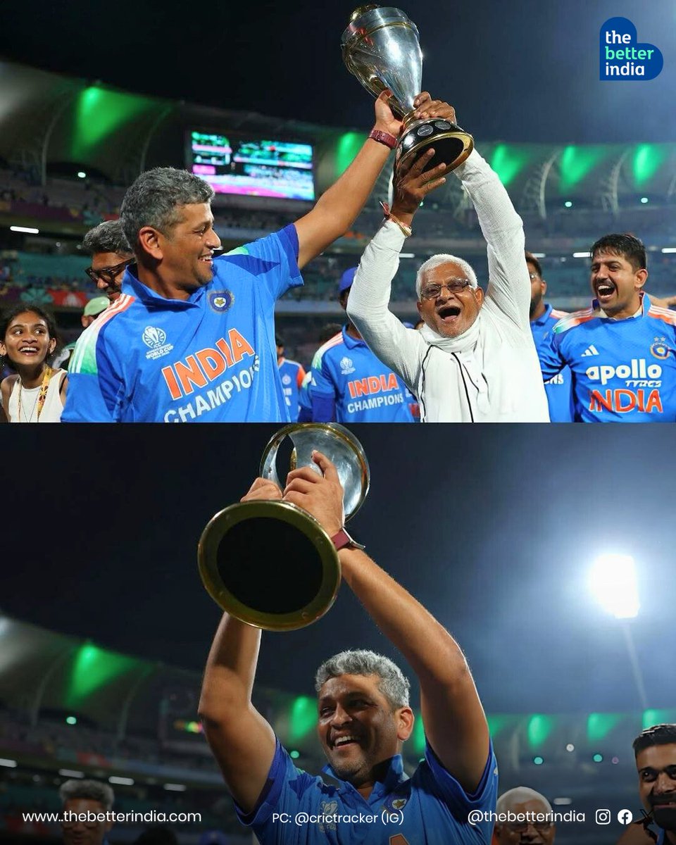 thebetterindia's tweet photo. He spent a lifetime waiting for a call that never came. 

But when history called, he answered — for India!

On November 2, 2025, as the Women in Blue lifted their first-ever ICC World Cup, one man stood quietly in the background — Amol Muzumdar.

A domestic legend with over 11,000 runs, Amol spent two decades waiting for a national call-up that never came.

He played alongside greats like Sachin Tendulkar and Rahul Dravid, but his own India cap never arrived.

Most would have walked away.

But Amol didn’t. He turned his heartbreak into purpose.

In 2023, he took charge as head coach of the Indian women’s team.

Two years later, he led them to glory, guiding Harmanpreet Kaur and her team to lift the World Cup for the very first time.

In the stands, his father stood among the crowd; eyes glistening, heart swelling with pride.

The man who never got to wear the India jersey gave the country one of its proudest cricketing moments.

A story of patience, passion, and poetic justice — where destiny finally smiled back.

@AmolMuzumdar1

#AmolMuzumdar #IndianCricket #WomenInBlue #CricketWorldCup #InspiringStories #CoachOfChampions #NeverGiveUp

[Amol Muzumdar, Indian Women’s Cricket Team, ICC World Cup 2025, Cricket Coach India, Inspirational Sports Story]