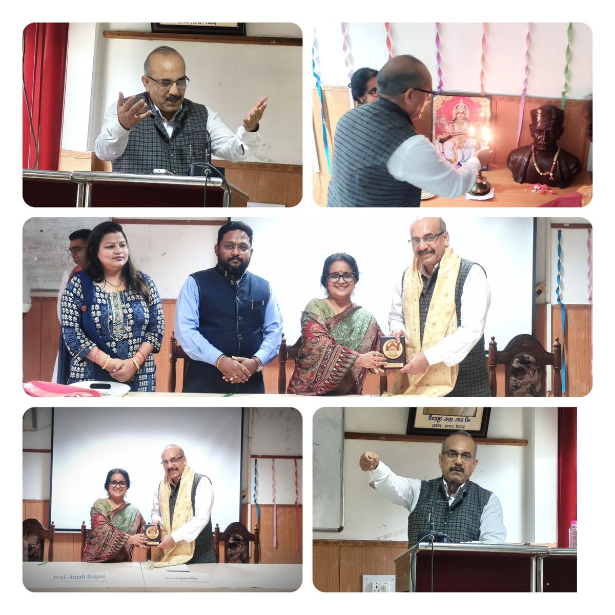 foebhu's tweet photo. BHU के शिक्षा संकाय में Prof. J.N. Baliya का “Emerging Research Design” विषय पर व्याख्यान सफलतापूर्वक सम्पन्न हुआ। व्याख्यान बेहद ज्ञानवर्धक रहा शोधार्थियों व  छात्रों ने उत्साहपूर्वक भागीदारी की । @bhupro https://t.co/EaeF4Kslu8
